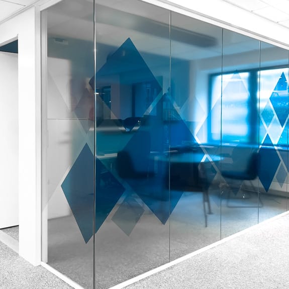 Frostat glas